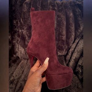Christian Louboutin Platform Suede Boots